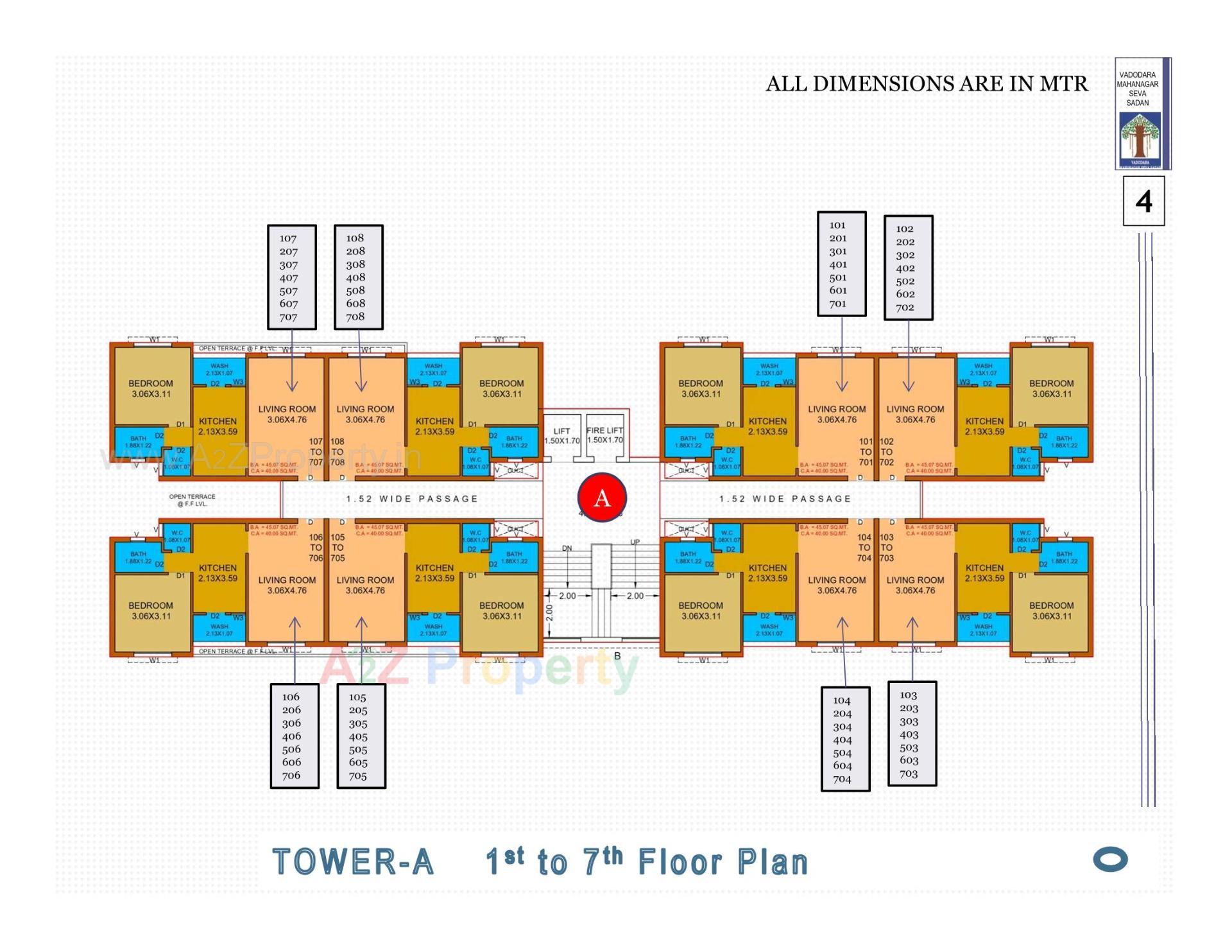 Layout of real estate project Pmay, Ews, Tp 04, Fp 93, Bhayli located at Bhayli, Vadodara, Gujarat
