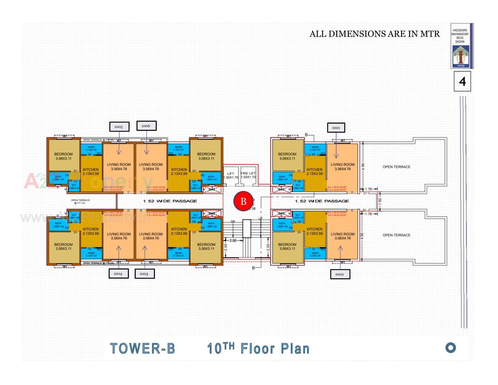 Layout of real estate project Pmay, Ews, Tp 04, Fp 93, Bhayli located at Bhayli, Vadodara, Gujarat