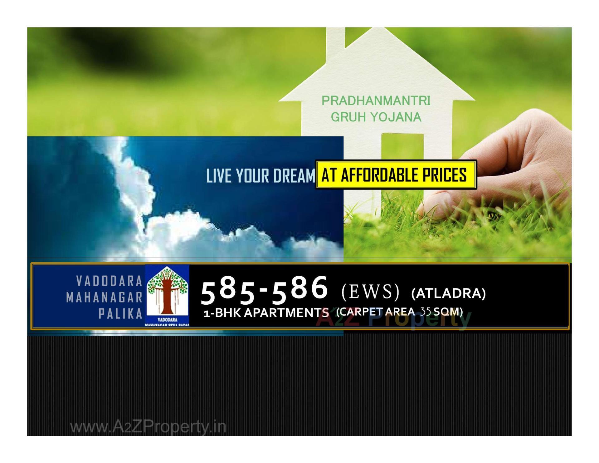  of real estate project Pmay, Ews, Tp 28, Fp 152/1+152/2, R S 585/1 Atladra located at Atladra, Vadodara, Gujarat