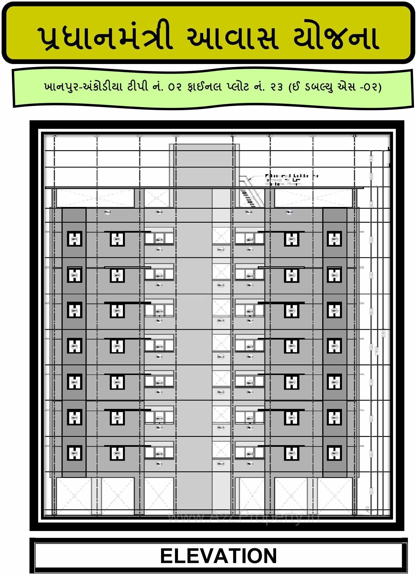 Layout of real estate project Pmay Khanpur Ankodiya Tp2 Fp located at Vadodara, Vadodara, Gujarat