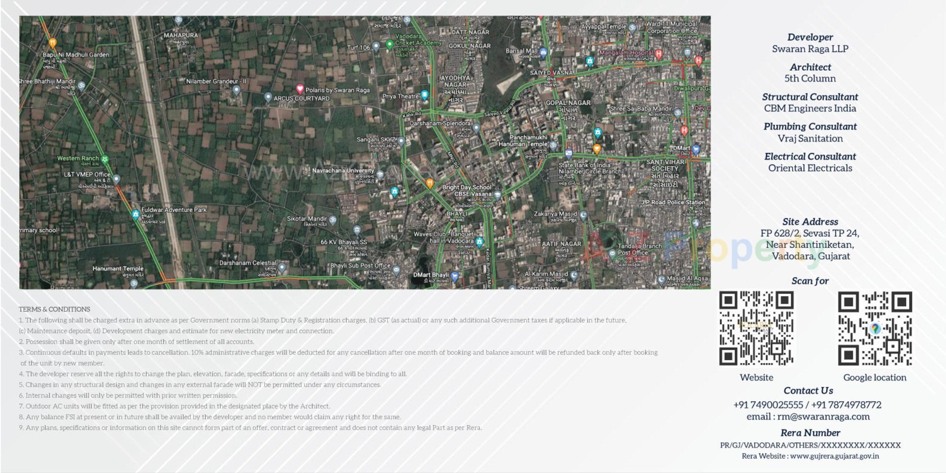  of real estate project Polaris located at Sevasi, Vadodara, Gujarat