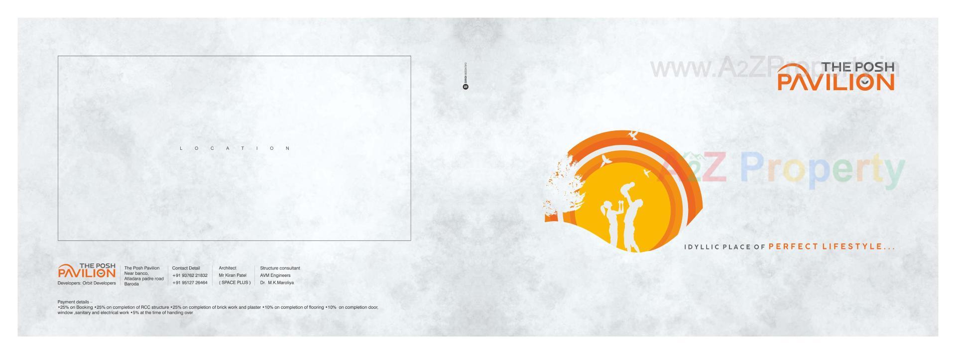  of real estate project Posh Pavilion located at Bil, Vadodara, Gujarat