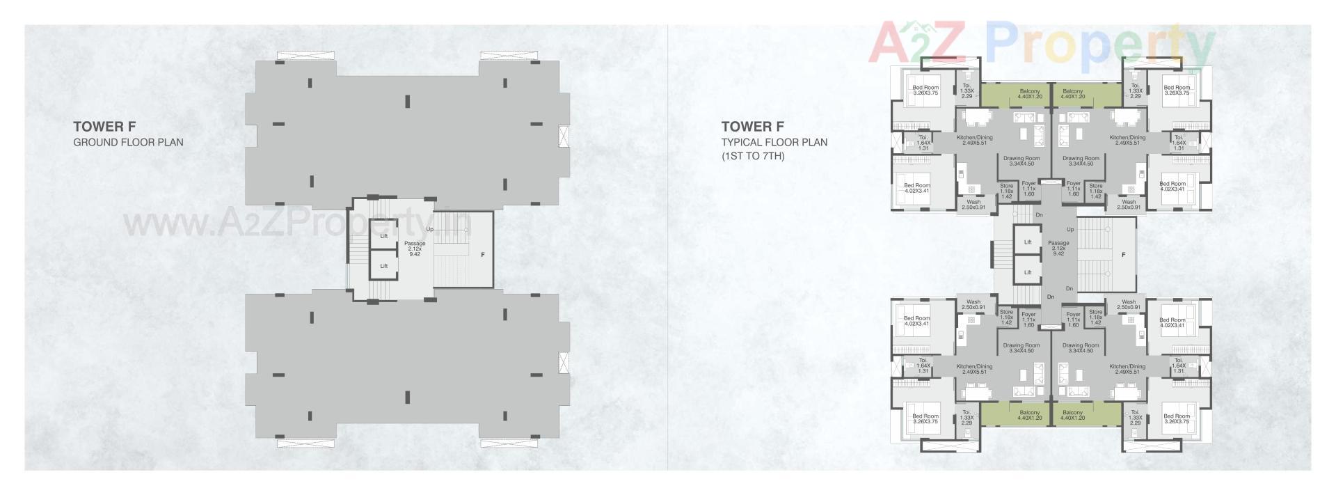Layout of real estate project Posh Pavilion located at Bil, Vadodara, Gujarat
