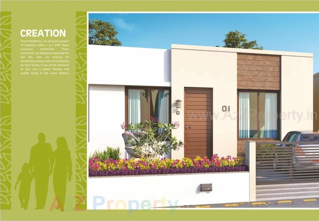 3D Elevation of real estate project Prachi Residency located at Alamgir, Vadodara, Gujarat