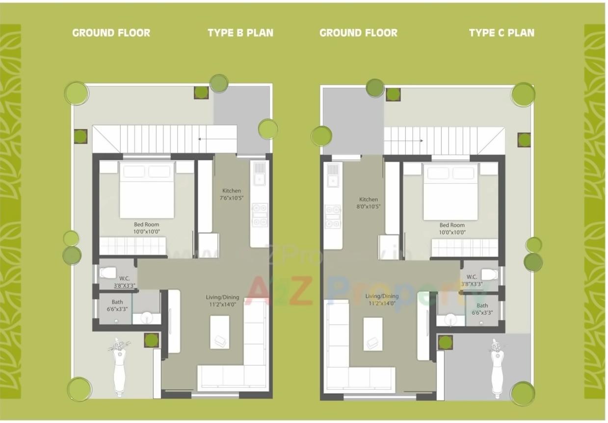 Layout of real estate project Prachi Residency located at Alamgir, Vadodara, Gujarat