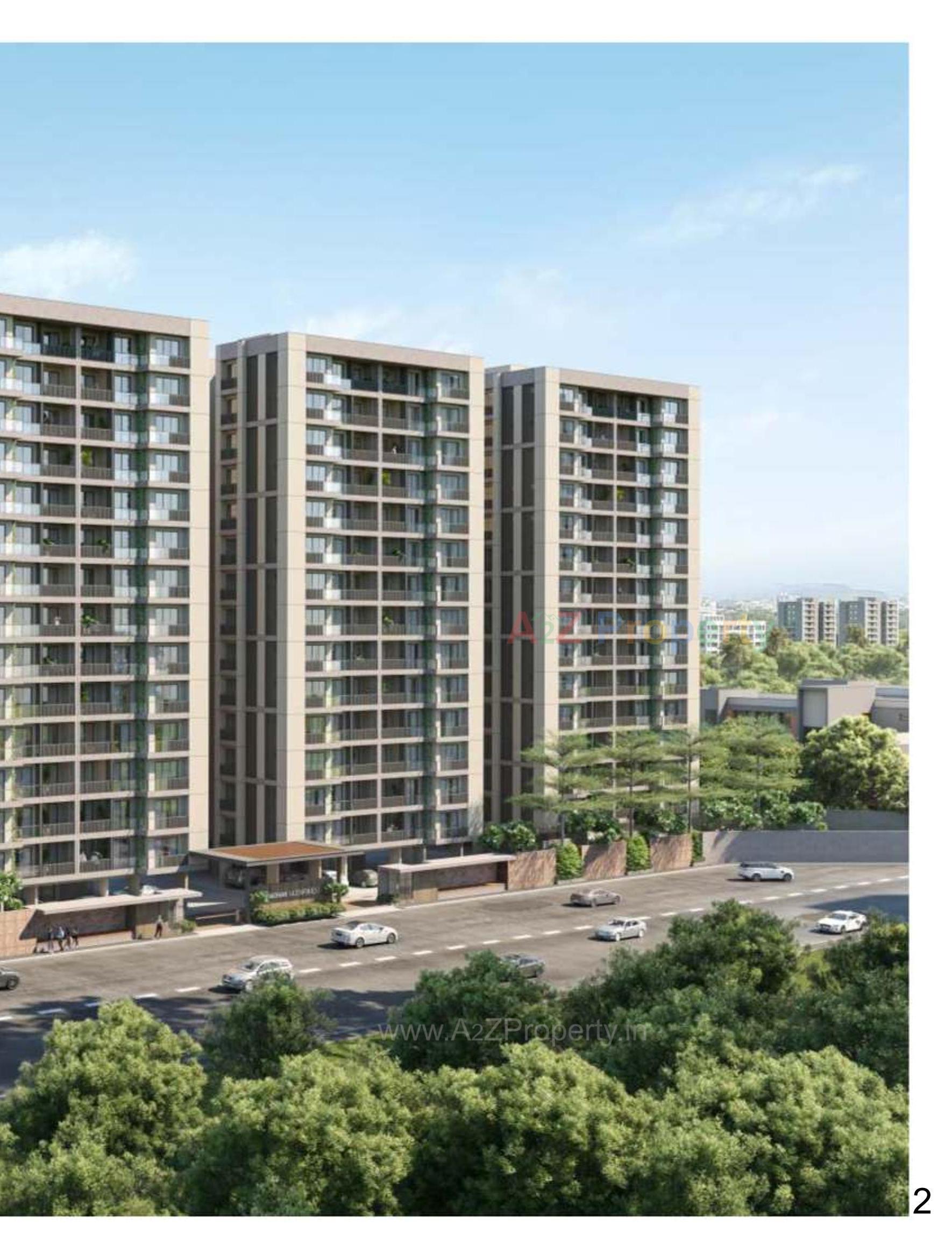 3D Elevation of real estate project Pradhan Glenforest located at Ankodiya, Vadodara, Gujarat