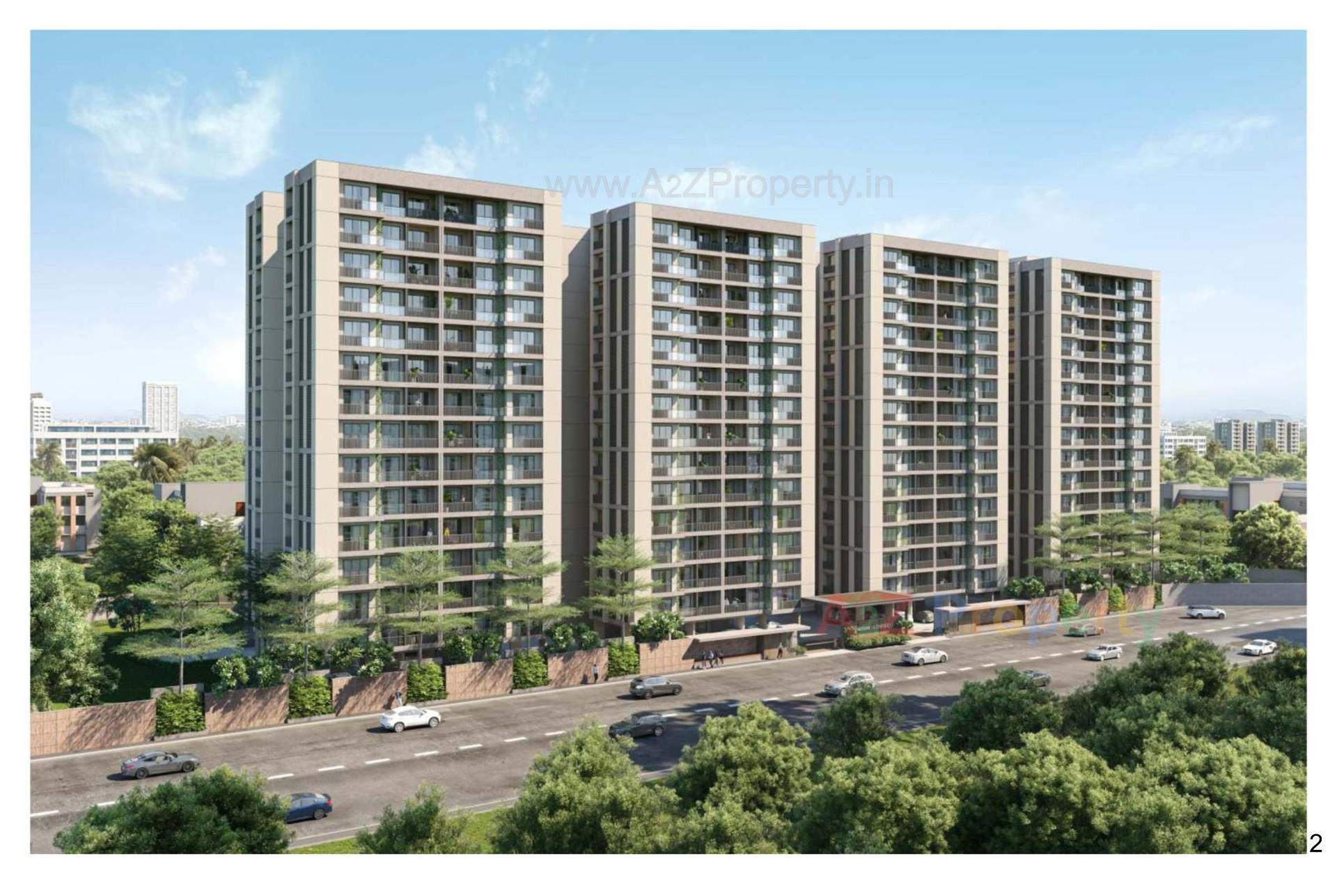 3D Elevation of real estate project Pradhan Glenforest located at Ankodiya, Vadodara, Gujarat