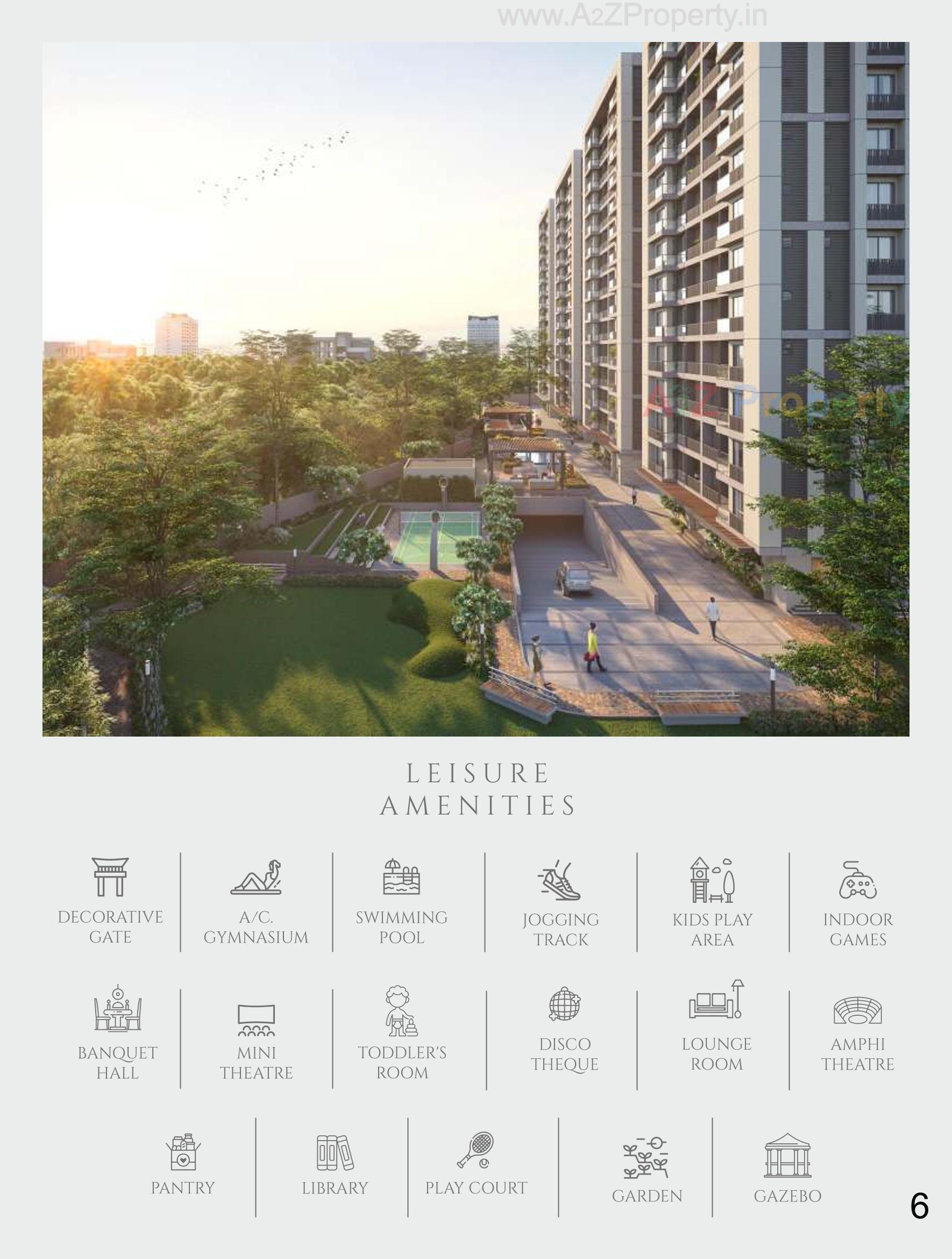 3D Elevation of real estate project Pradhan Glenforest located at Ankodiya, Vadodara, Gujarat