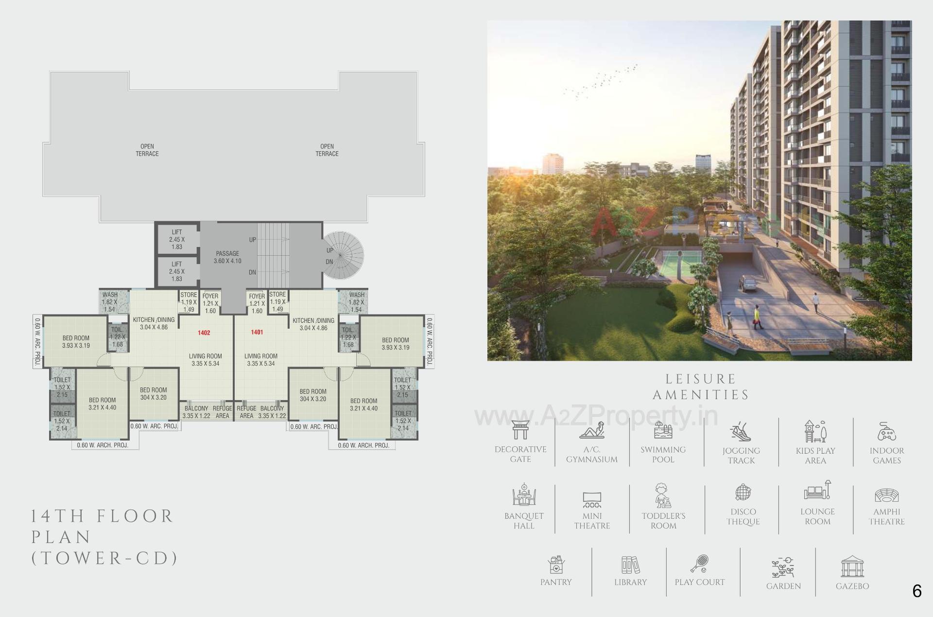 Layout of real estate project Pradhan Glenforest located at Ankodiya, Vadodara, Gujarat