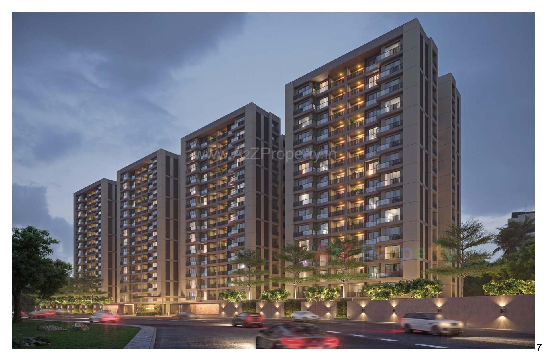 3D Elevation of real estate project Pradhan Glenforest located at Ankodiya, Vadodara, Gujarat