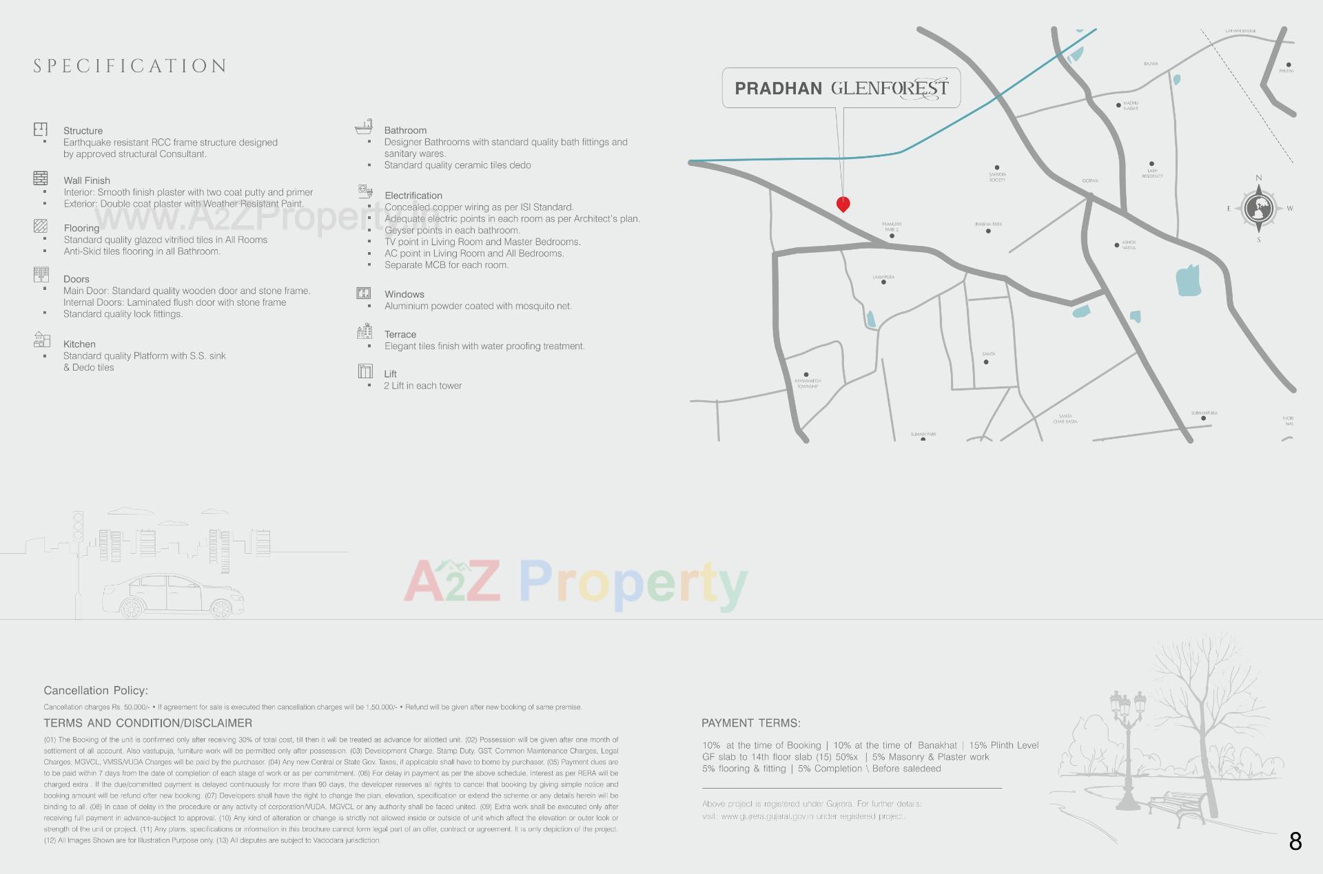  of real estate project Pradhan Glenforest located at Ankodiya, Vadodara, Gujarat