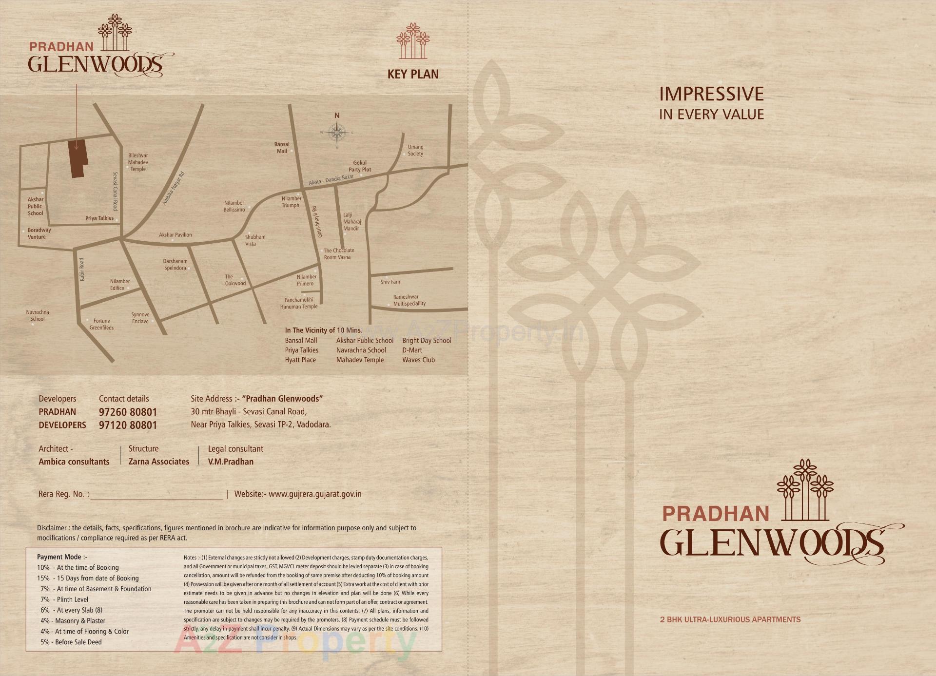  of real estate project Pradhan Glenwoods located at Vadodara, Vadodara, Gujarat