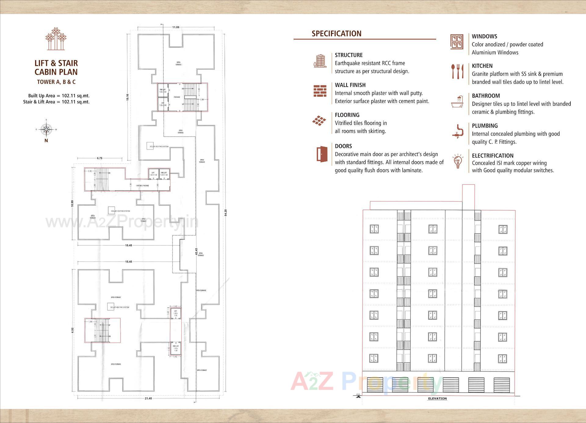 Layout of real estate project Pradhan Glenwoods located at Vadodara, Vadodara, Gujarat