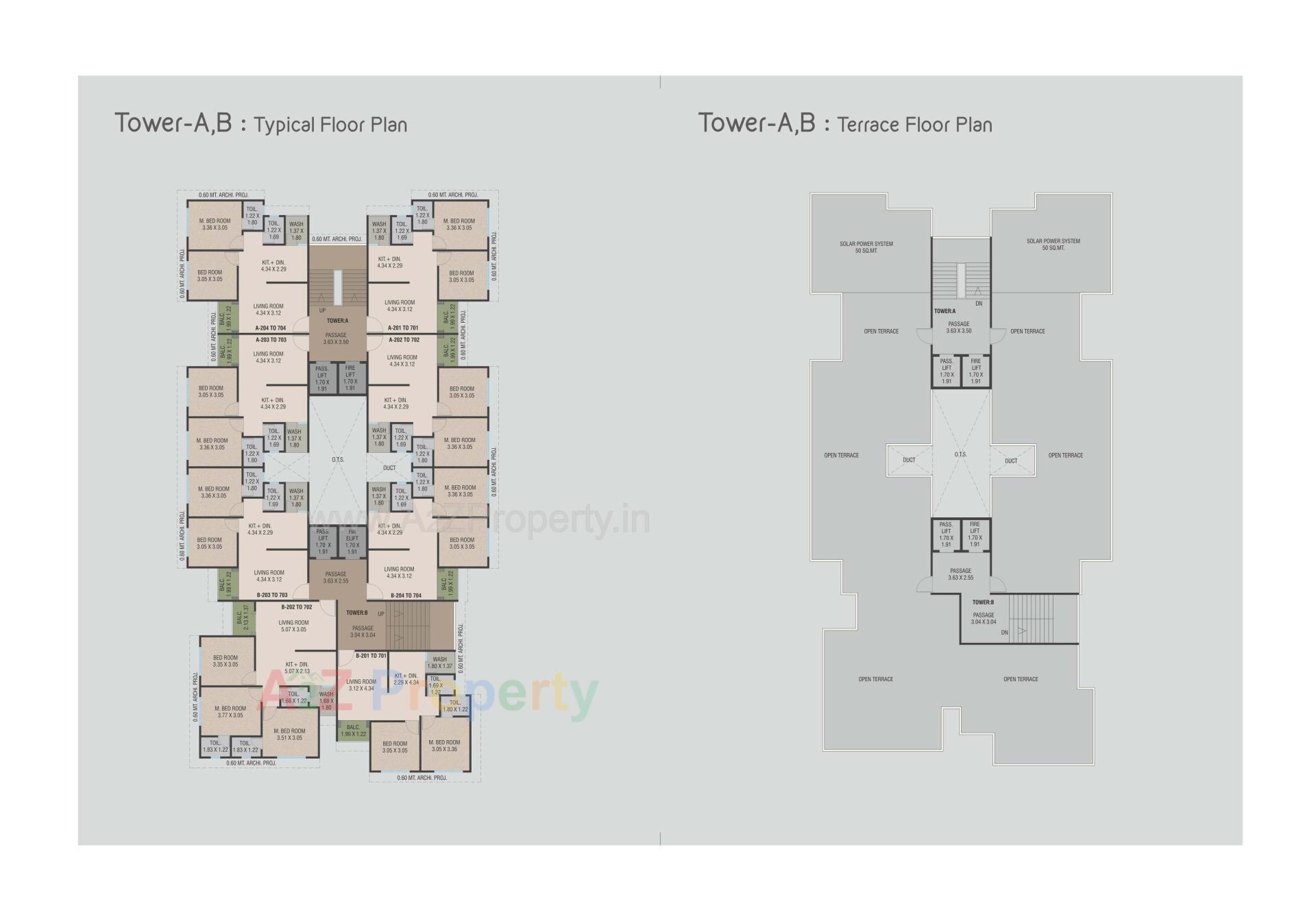 Layout of real estate project Prakruti Aarya located at Sevasi, Vadodara, Gujarat