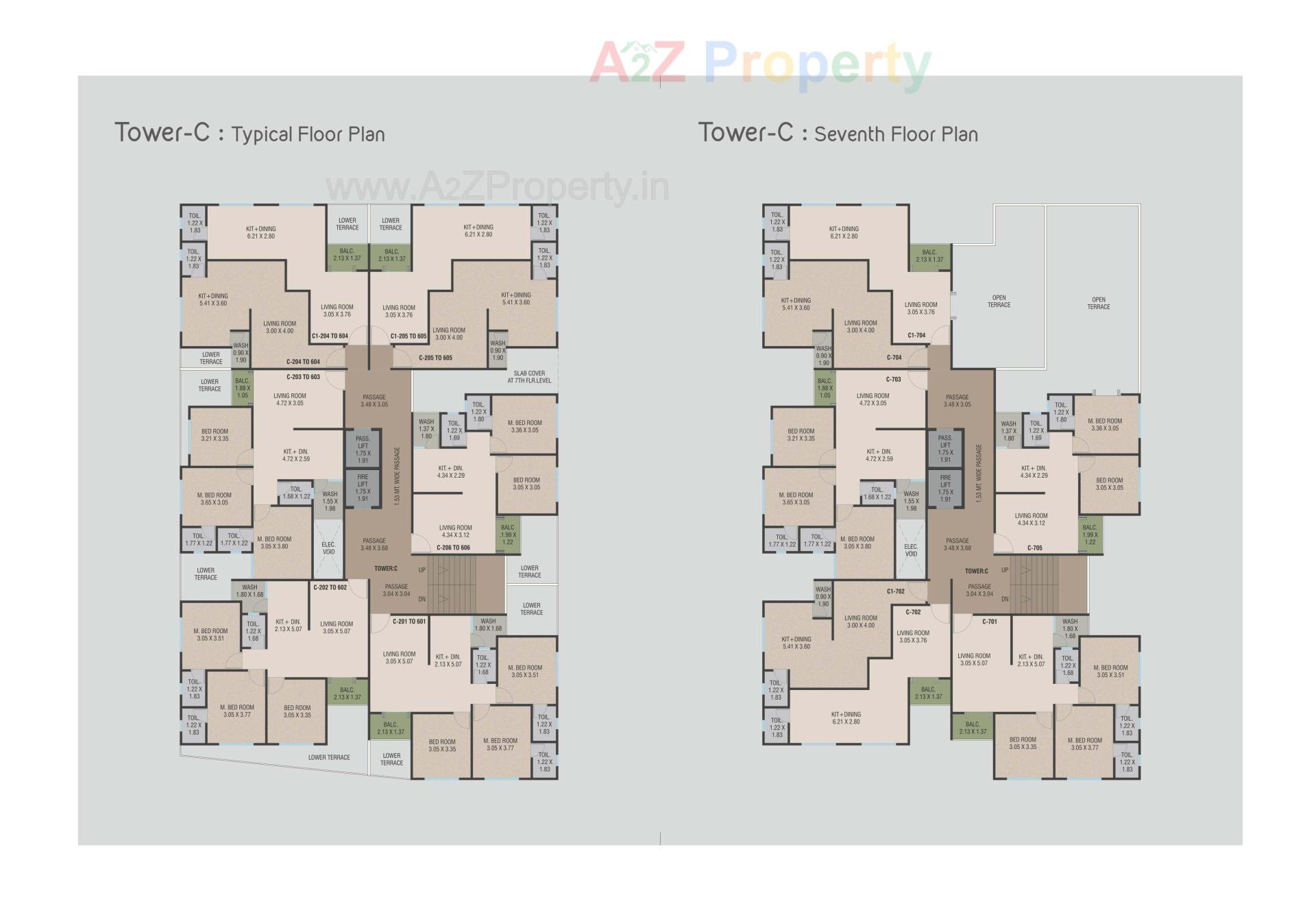 Layout of real estate project Prakruti Aarya located at Sevasi, Vadodara, Gujarat