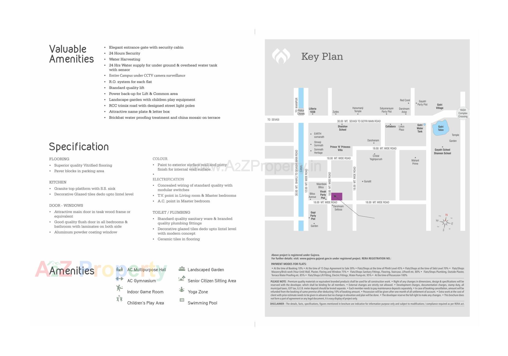  of real estate project Prakruti Aarya located at Sevasi, Vadodara, Gujarat