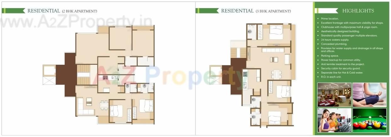 Layout of real estate project Prakruti Greens located at Bhayli, Vadodara, Gujarat