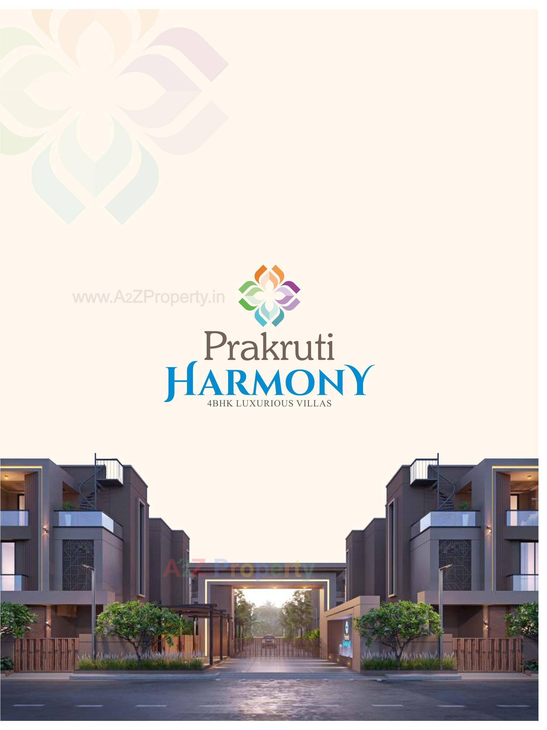 3D Elevation of real estate project Prakruti Harmony located at Bil, Vadodara, Gujarat