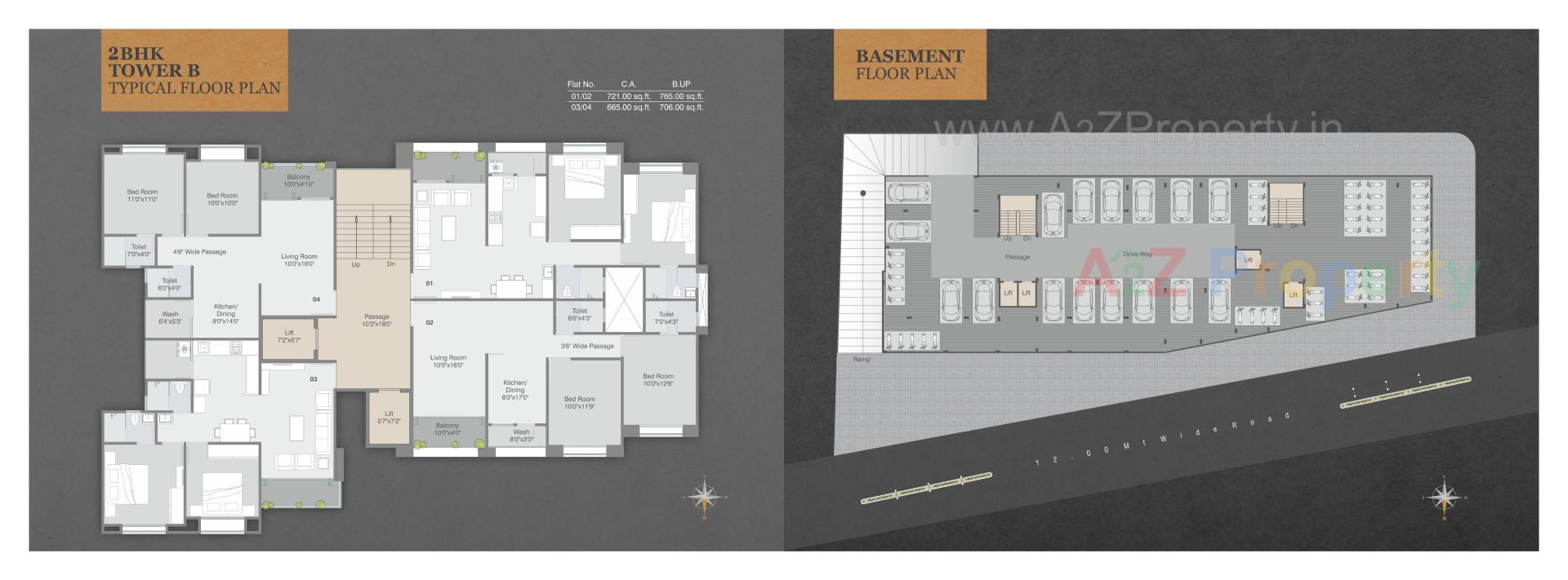 Layout of real estate project Prakruti Icon located at Bill, Vadodara, Gujarat