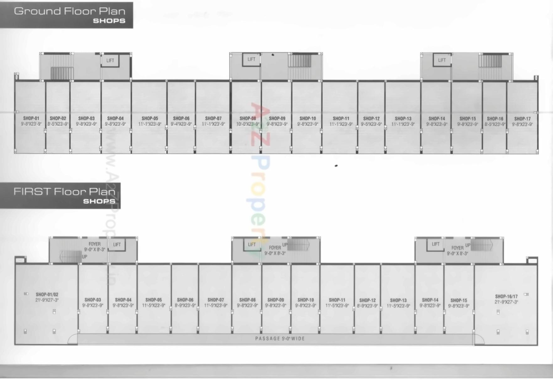 Layout of real estate project Pramukh Plaza located at Jambuva, Vadodara, Gujarat