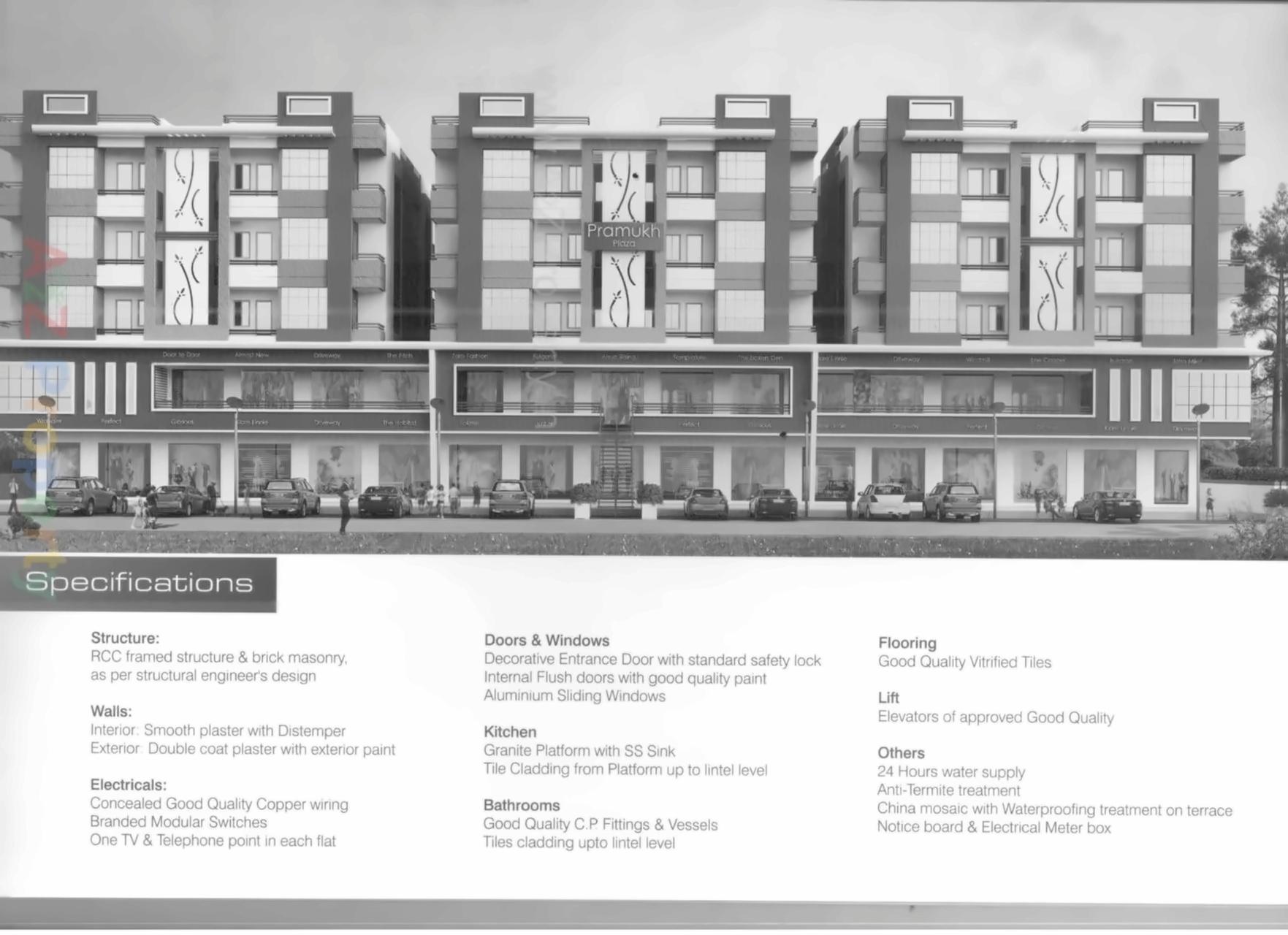  of real estate project Pramukh Plaza located at Jambuva, Vadodara, Gujarat