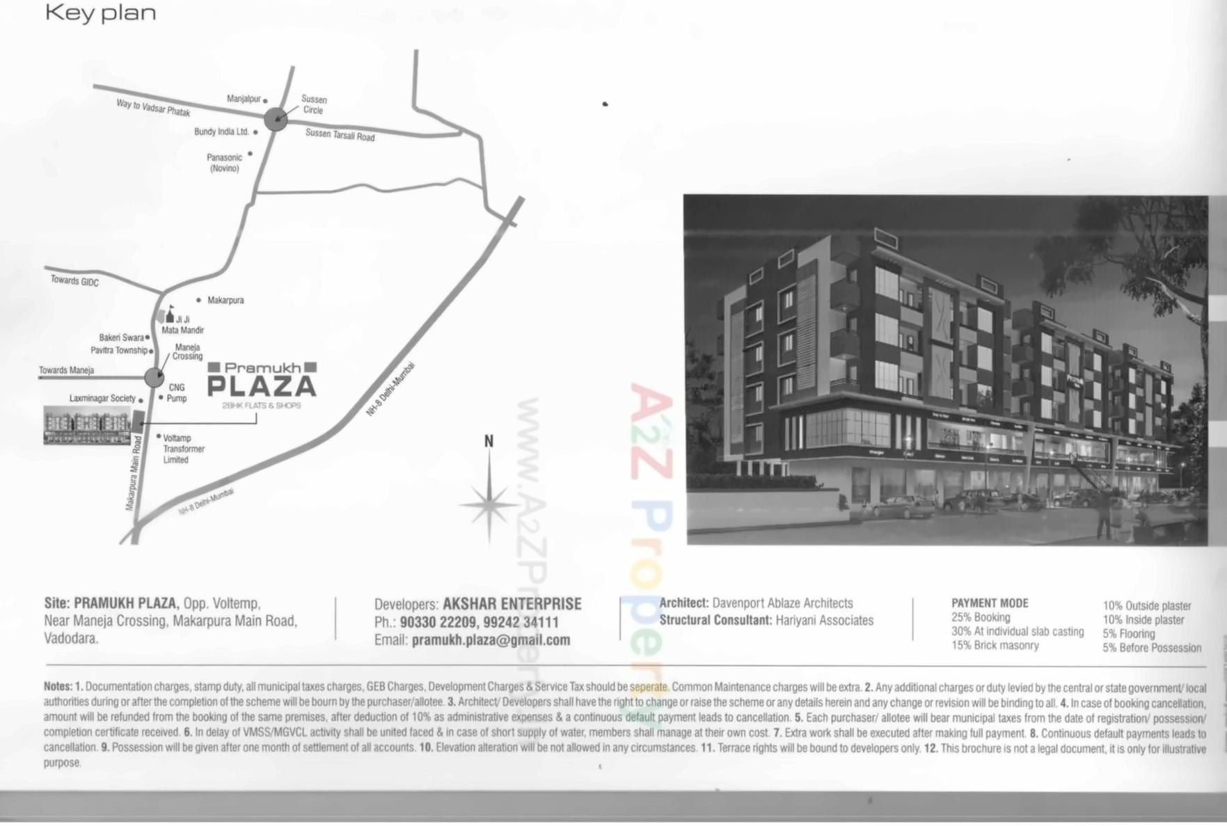  of real estate project Pramukh Plaza located at Jambuva, Vadodara, Gujarat