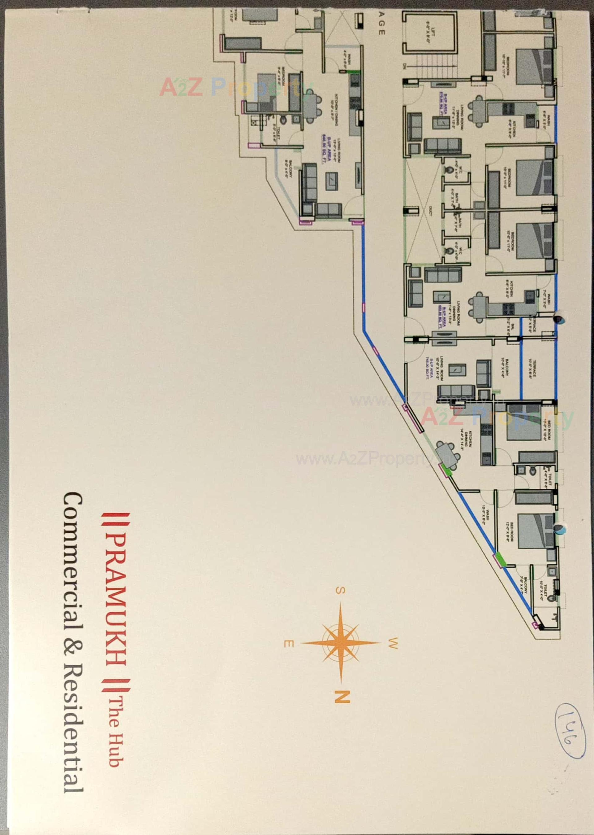  of real estate project Pramukh The Hub located at Padra, Vadodara, Gujarat