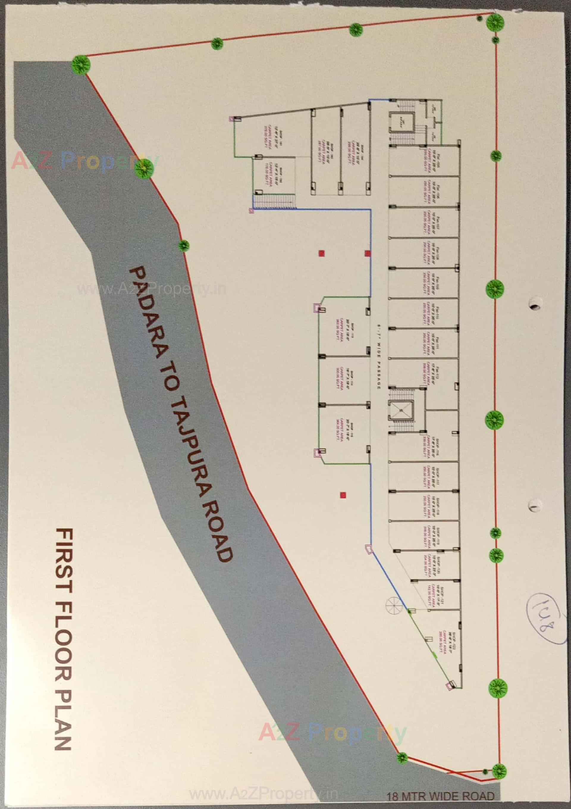  of real estate project Pramukh The Hub located at Padra, Vadodara, Gujarat
