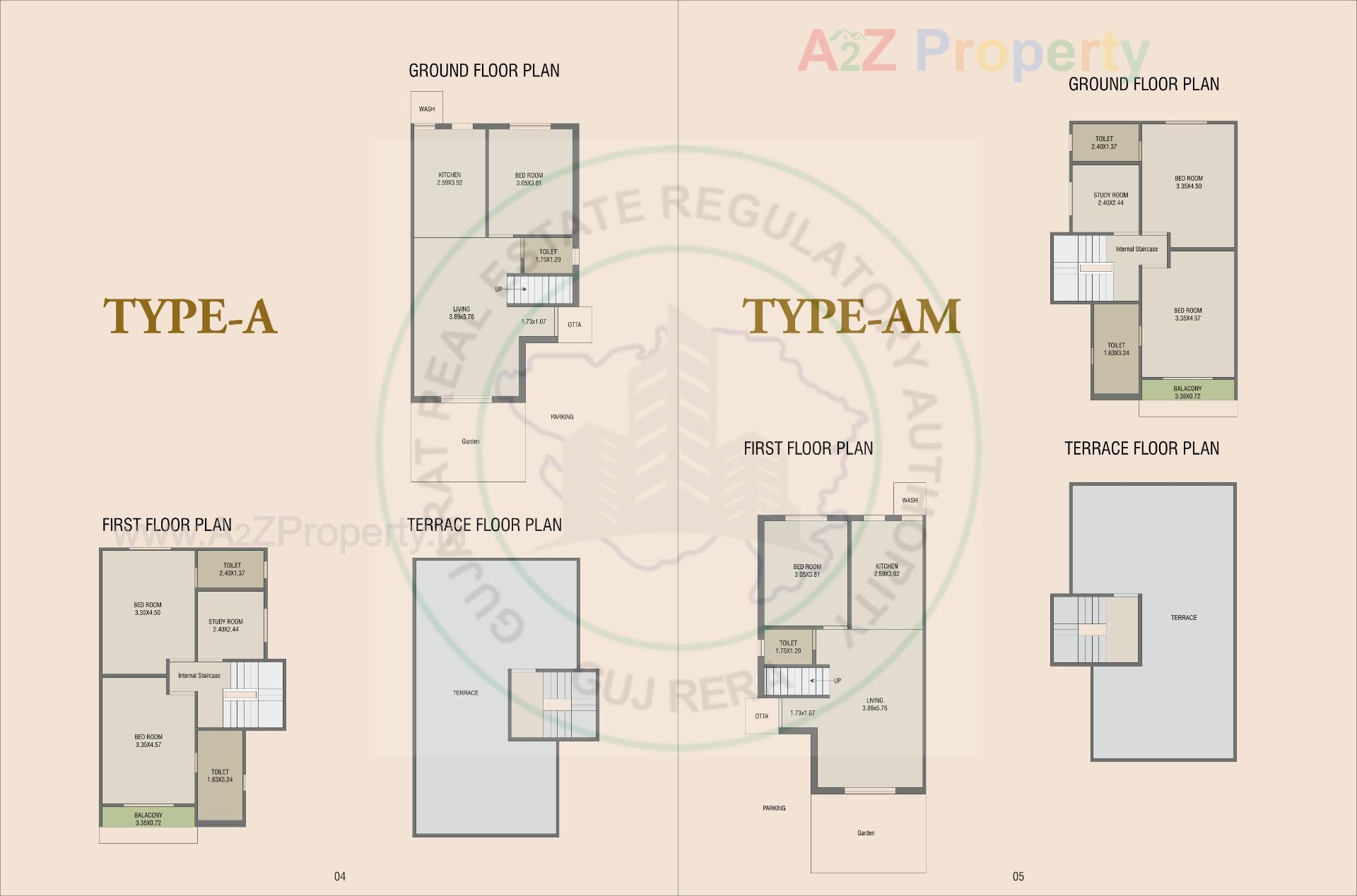 Layout of real estate project Pramukh Villa located at Chansad, Vadodara, Gujarat