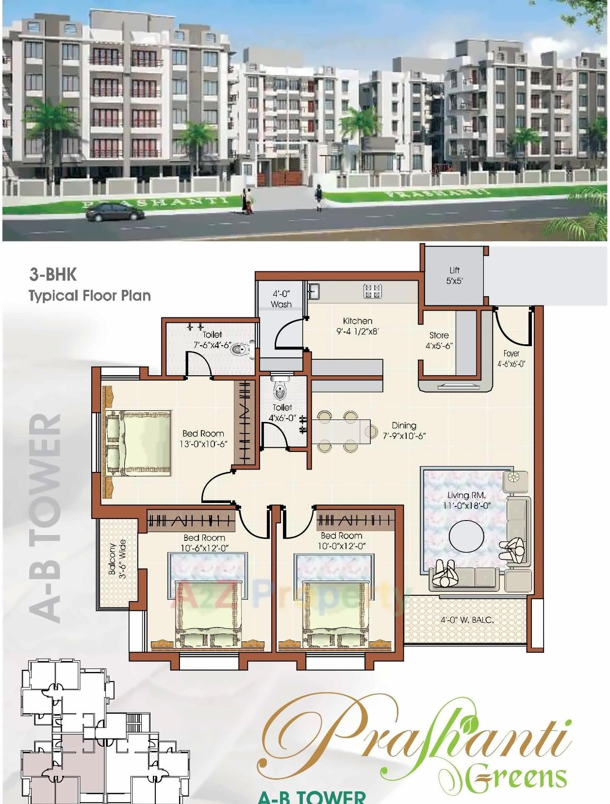 Layout of real estate project Prashanti Greens located at Chhani, Vadodara, Gujarat