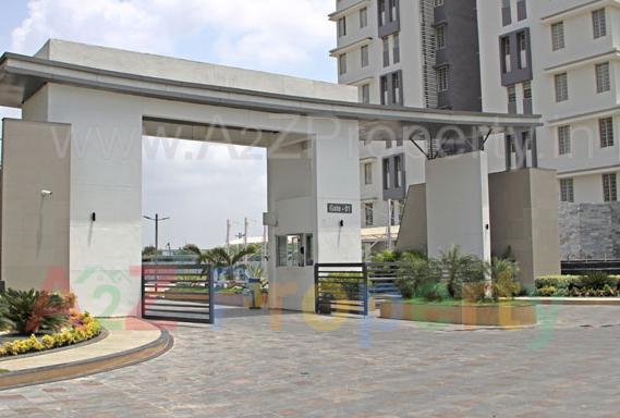 3D Elevation of real estate project Pratham Bluets located at Gotri, Vadodara, Gujarat