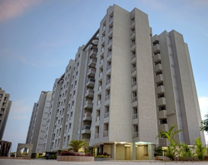 3D Elevation of real estate project Pratham Bluets located at Gotri, Vadodara, Gujarat