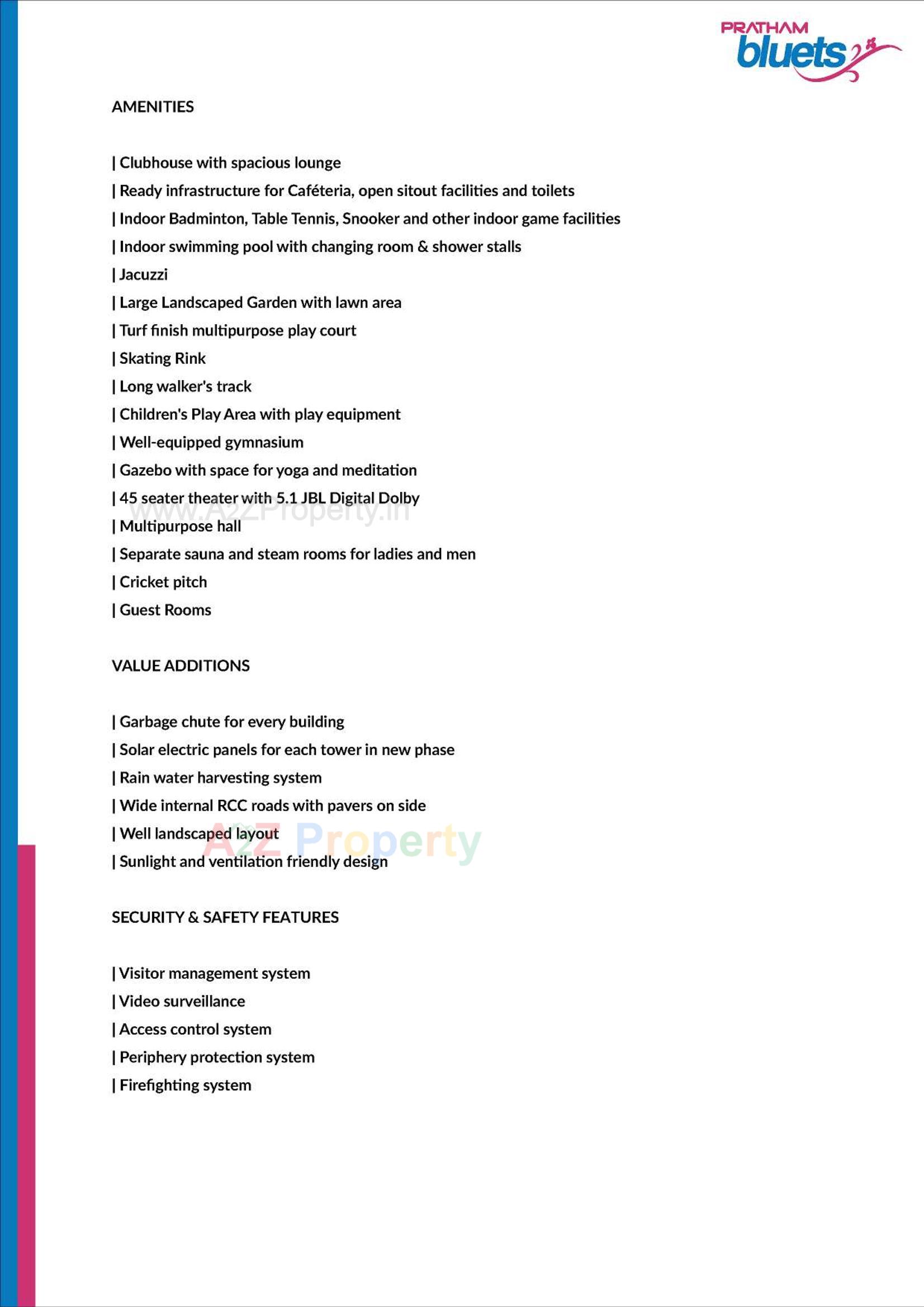  of real estate project Pratham Bluets located at Gotri, Vadodara, Gujarat