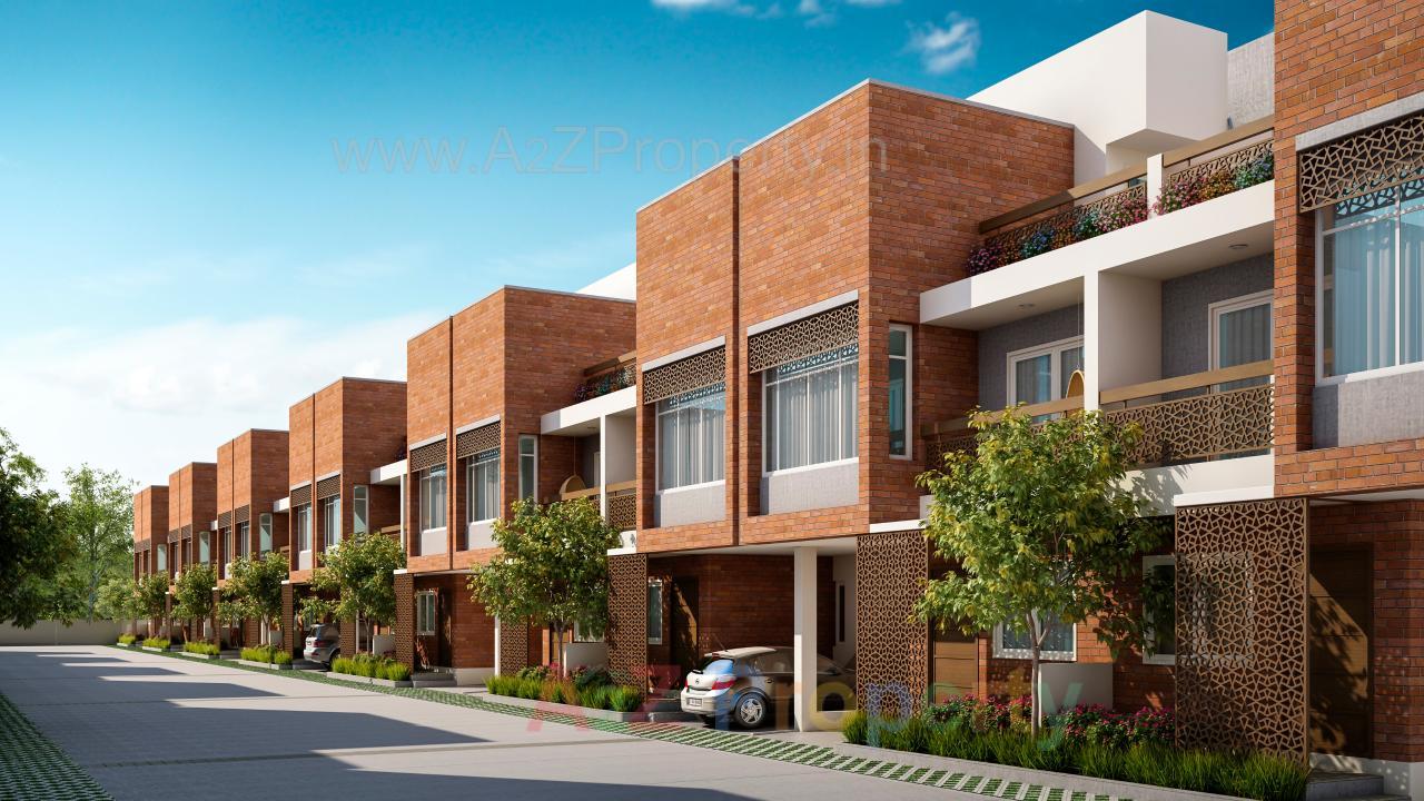 3D Elevation of real estate project Pratham Ivy located at Bhayli, Vadodara, Gujarat