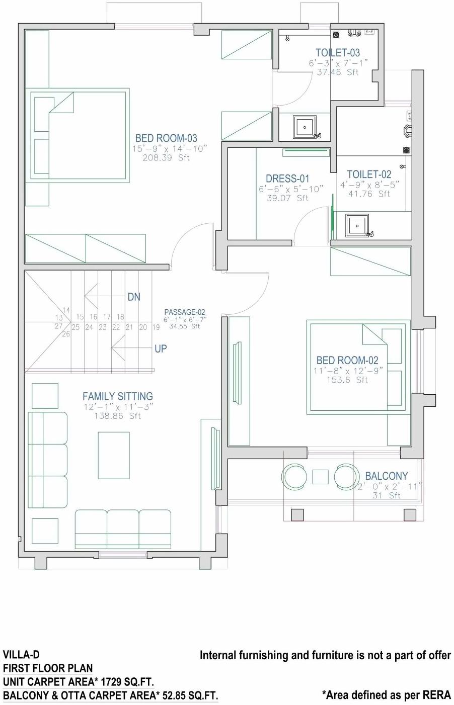 Layout of real estate project Pratham Meadows located at Bhayli, Vadodara, Gujarat