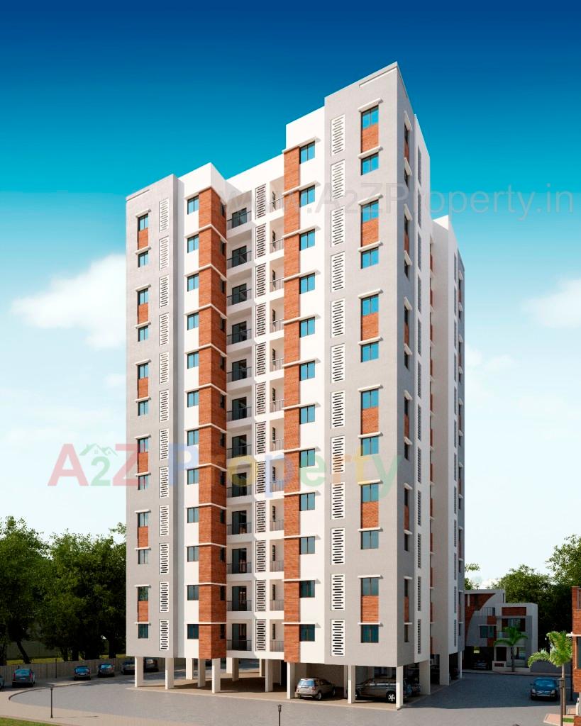 3D Elevation of real estate project Pratham Riviera located at Bill, Vadodara, Gujarat