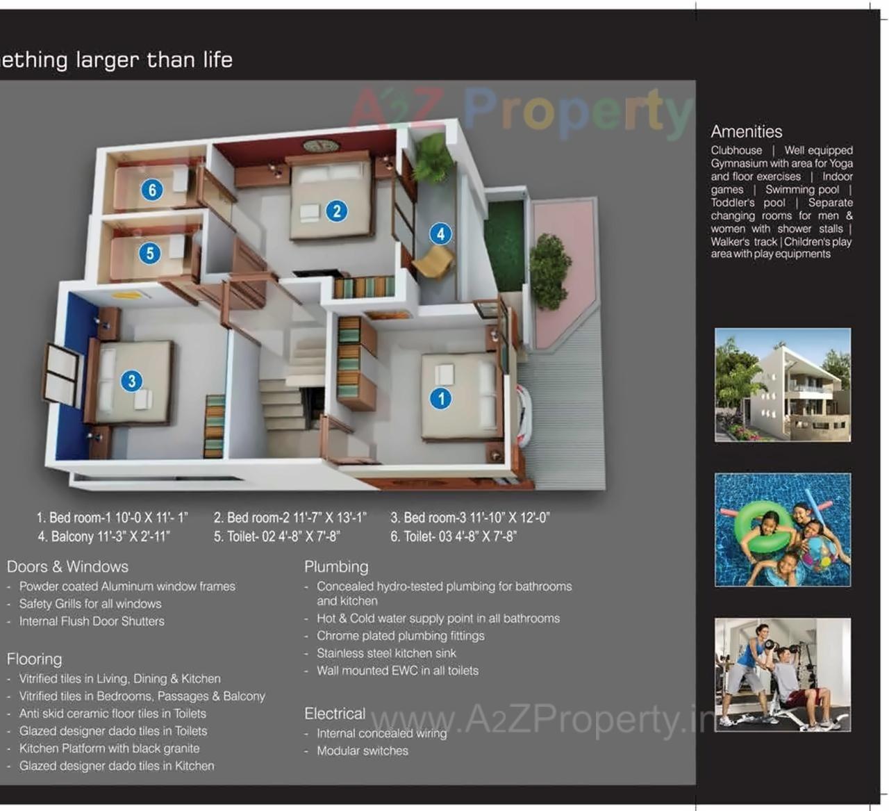 Layout of real estate project Pratham Riviera located at Bill, Vadodara, Gujarat
