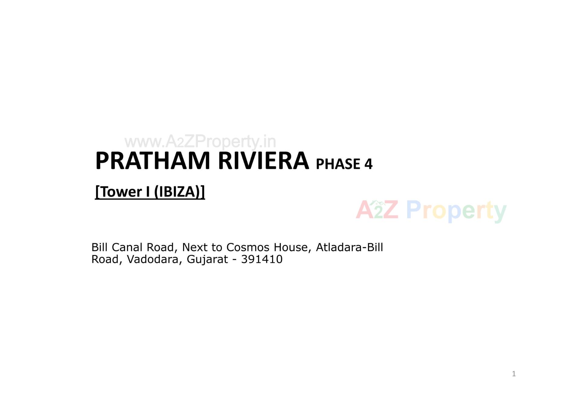  of real estate project Pratham Riviera located at Bill, Vadodara, Gujarat