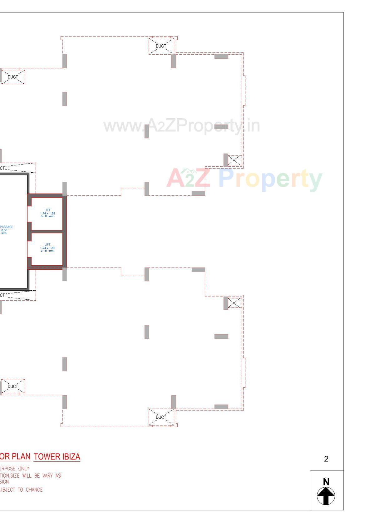 Layout of real estate project Pratham Riviera located at Bill, Vadodara, Gujarat