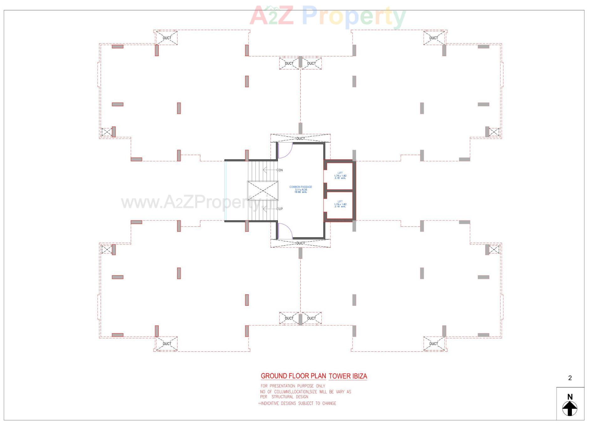 Layout of real estate project Pratham Riviera located at Bill, Vadodara, Gujarat