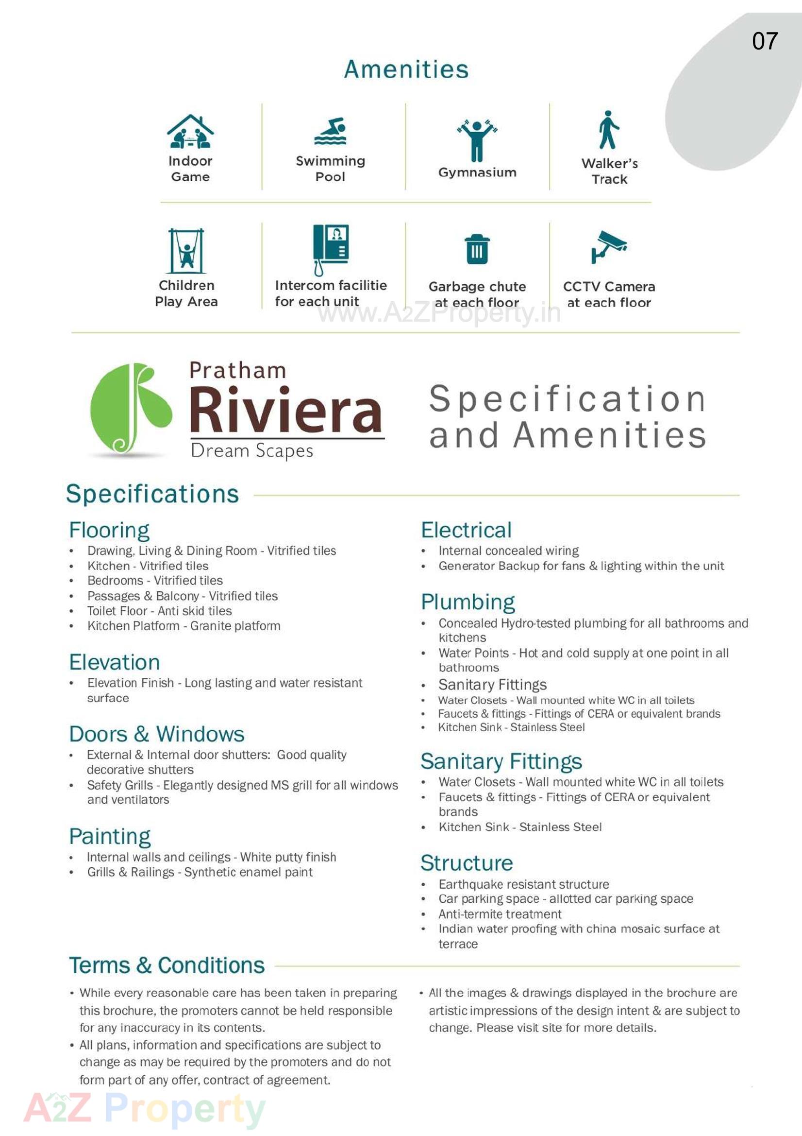  of real estate project Pratham Riviera located at Bill, Vadodara, Gujarat