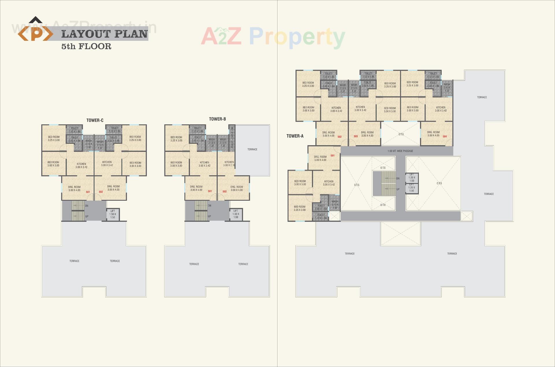 Layout of real estate project Prathna located at Jambuva, Vadodara, Gujarat