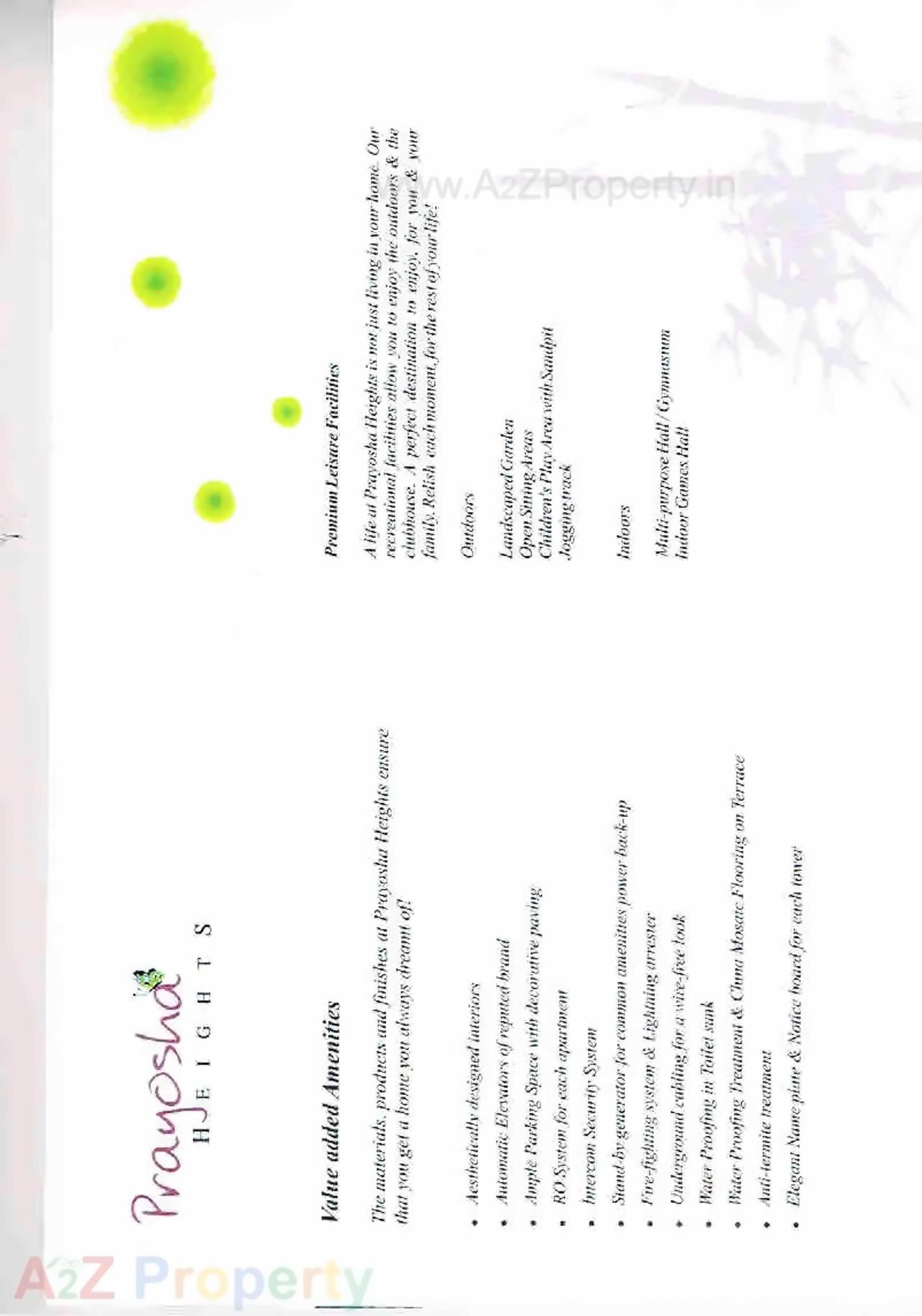  of real estate project Prayosha Heights located at Bill, Vadodara, Gujarat