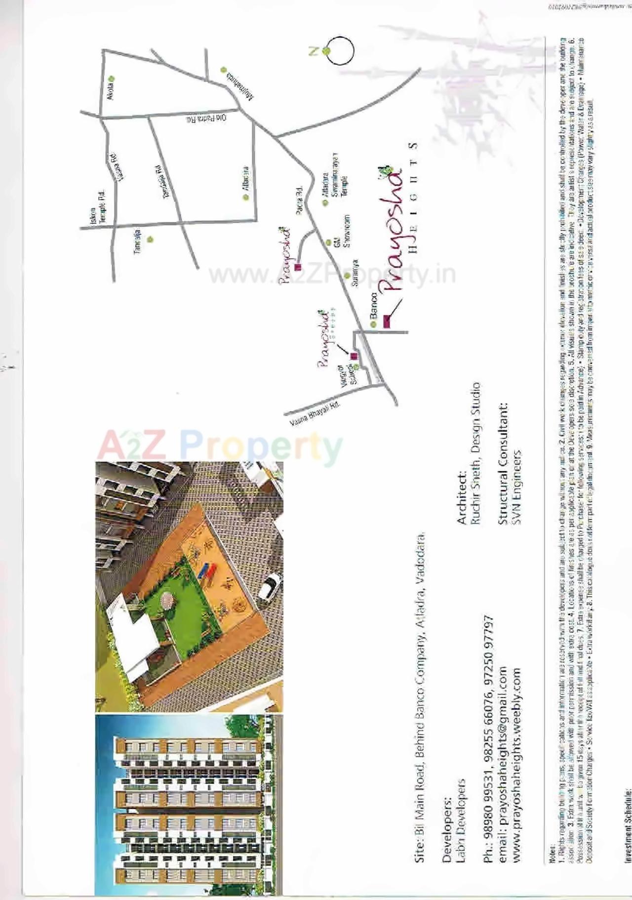  of real estate project Prayosha Heights located at Bill, Vadodara, Gujarat