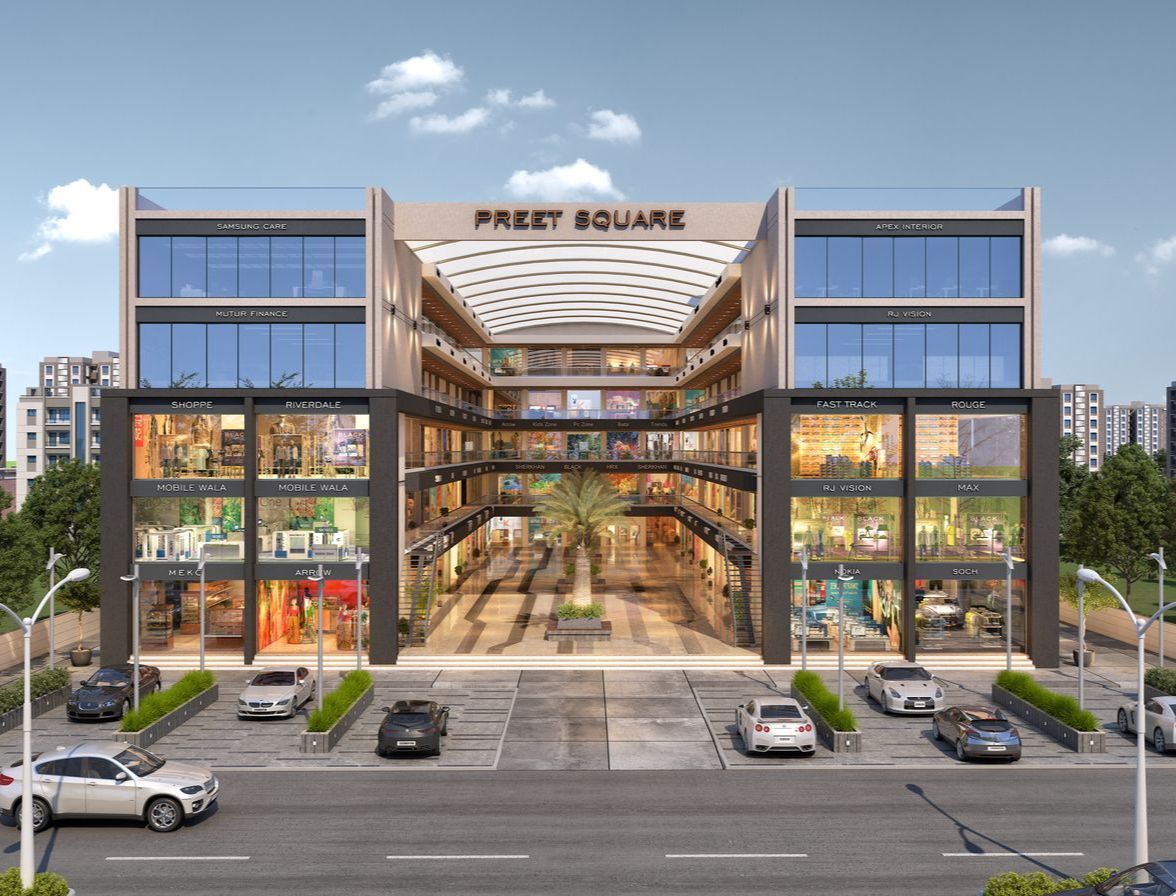 Gate View of real estate project Preet Square located at Chhani, Vadodara, Gujarat