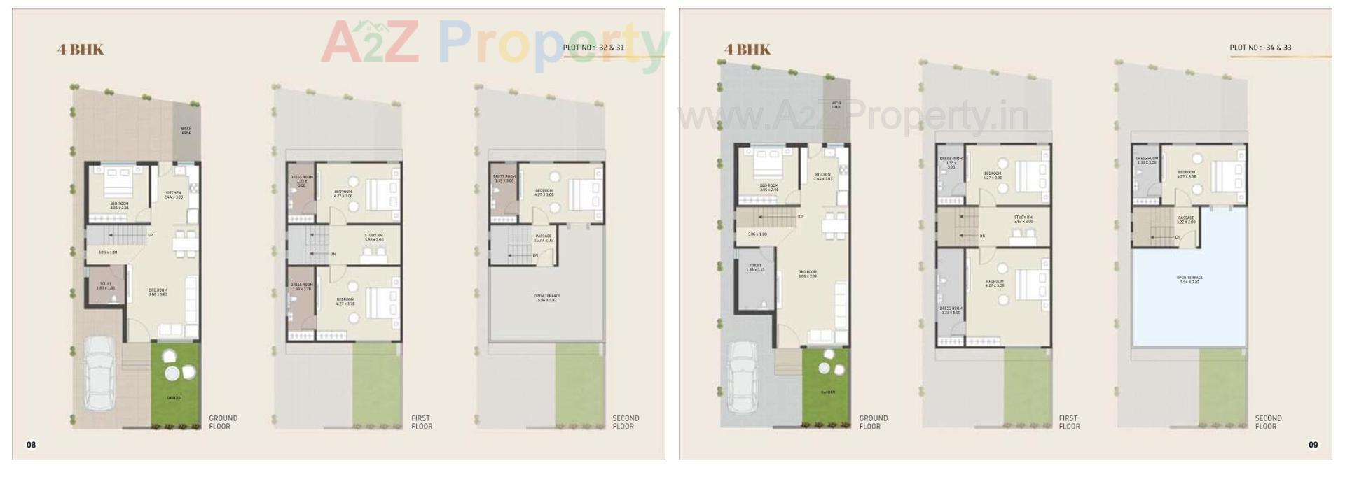 Layout of real estate project Prime Bunglows located at Shripor-timbi, Vadodara, Gujarat
