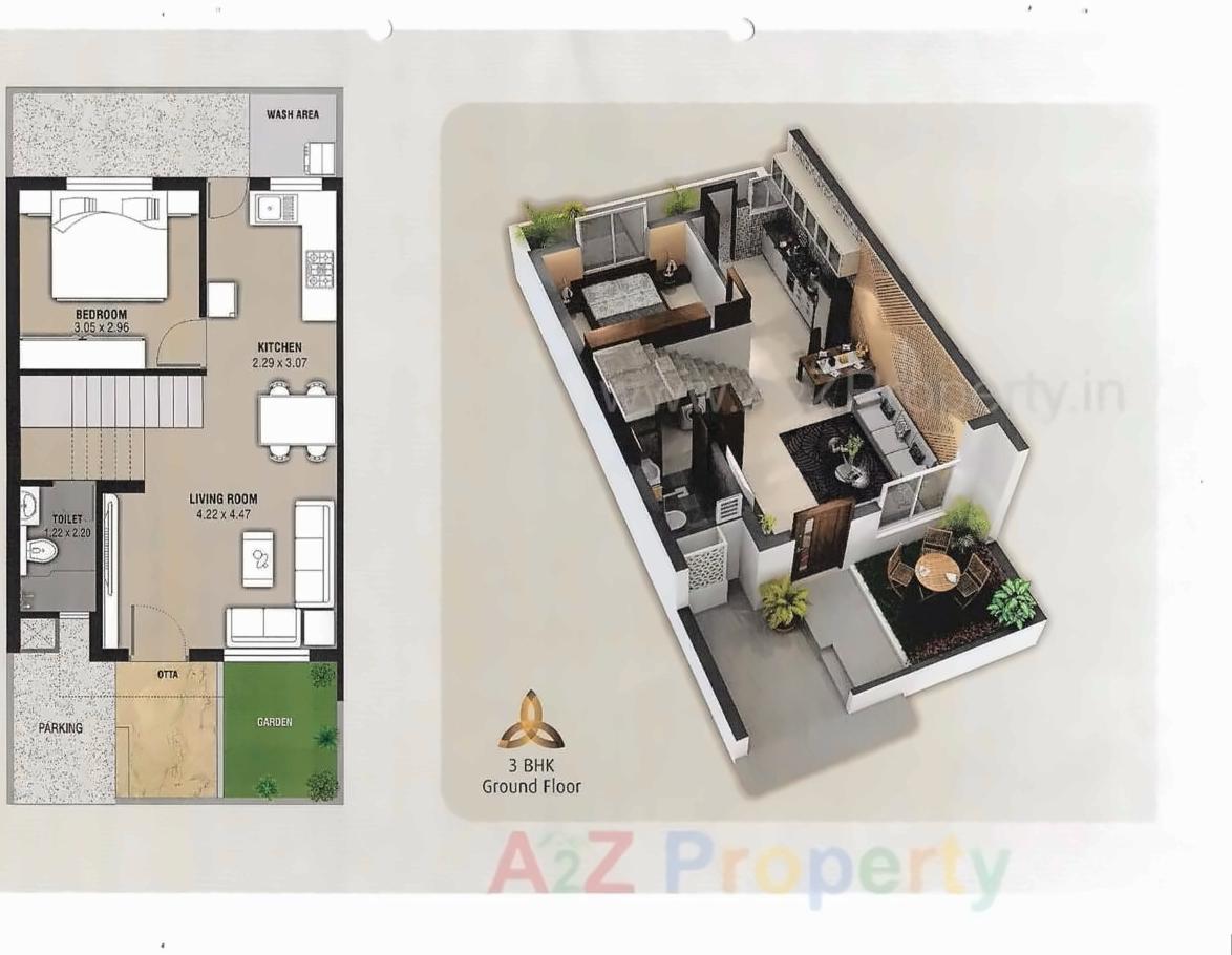 Layout of real estate project Prime City located at Vadodara, Vadodara, Gujarat