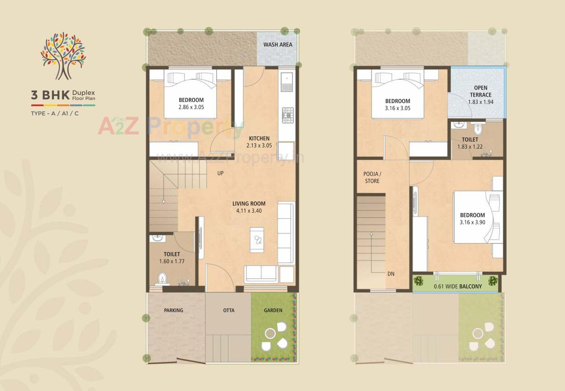Layout of real estate project Prime Kutir located at Pavlepur, Vadodara, Gujarat