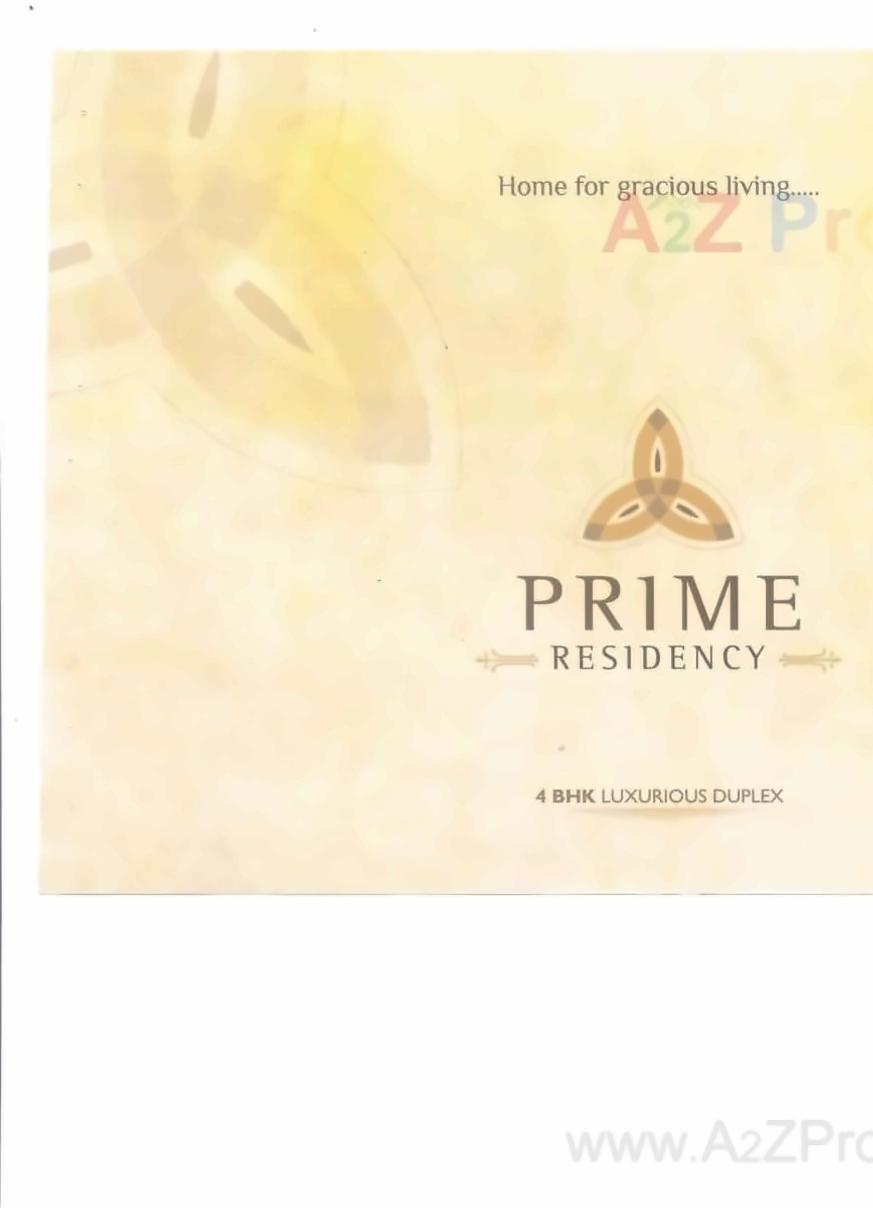  of real estate project Prime Residency located at Amodar, Vadodara, Gujarat