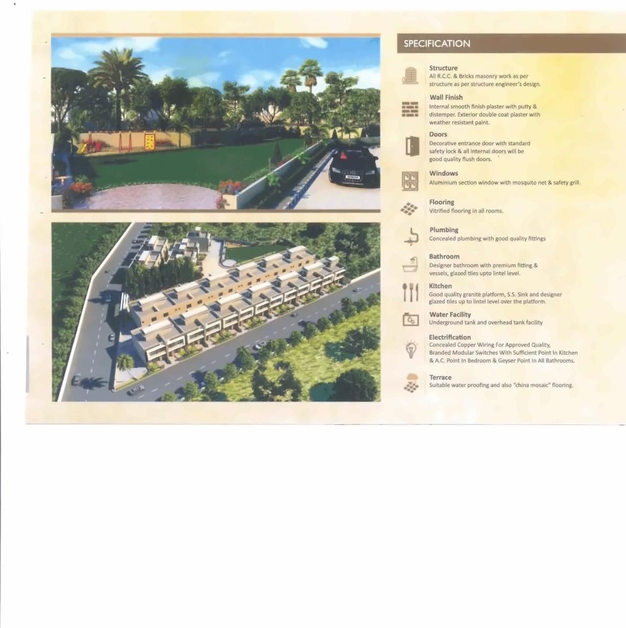  of real estate project Prime Residency located at Amodar, Vadodara, Gujarat